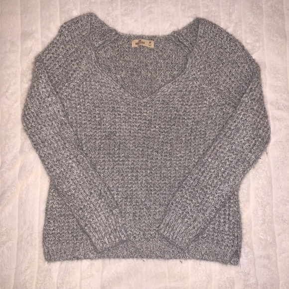 Hollister Sweaters - Hollister Gray Knit Sweater